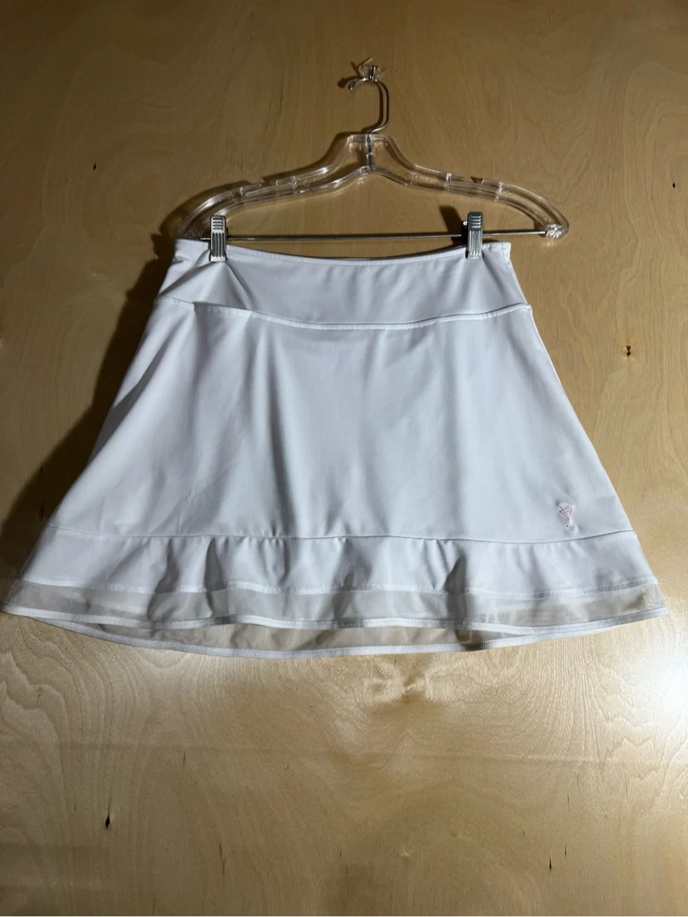 Golftini White Women’s Top Golf Skort with Mesh Hem Size Medium - Picture 2 of 11